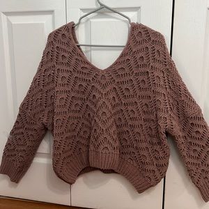 Light pink low cut Flavlux Sweater